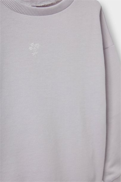 سيت بيبي بناتي سويت شيرت وبنطلون بجامة قصة عادية - قطعتين