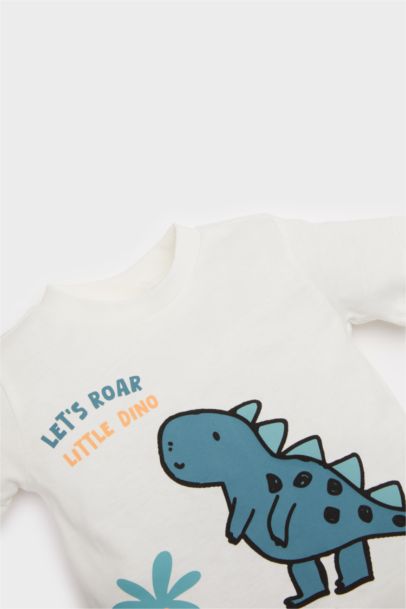 Ensemble T-shirt et Short à imprimé dinosaure pour bébé garçon
