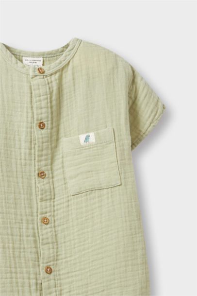 Combinaison à boutons pour bébé garçon