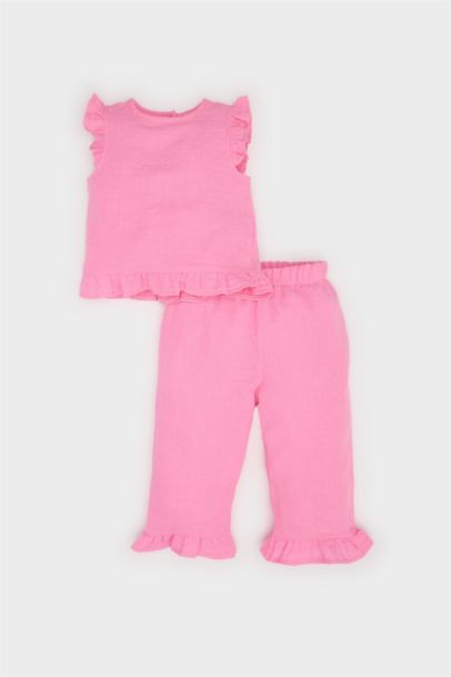 Baby Girl Muslin 2 Piece Set