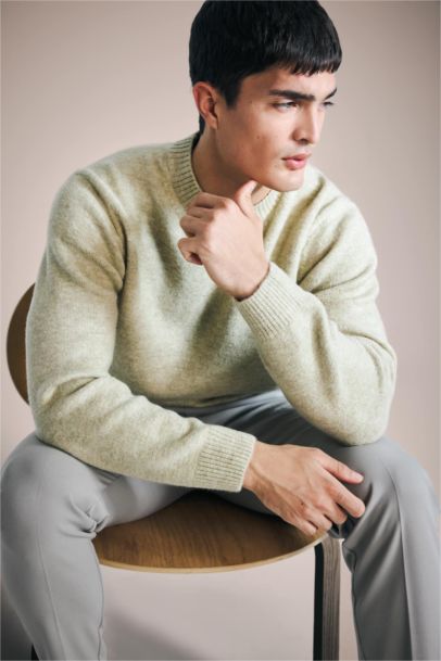 Relax Fit Crew Neck Knitwear Pullover
