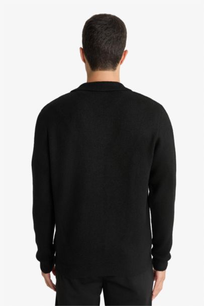 كارديجان تريكو قصة عادية بياقة بولو