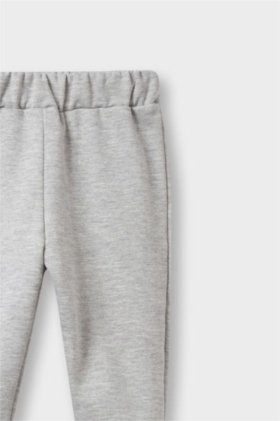 بنطرون قماش رقيق قصة عادية من قطعتين