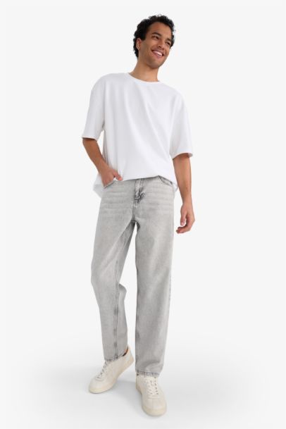 Jean droit Coupe décontractée