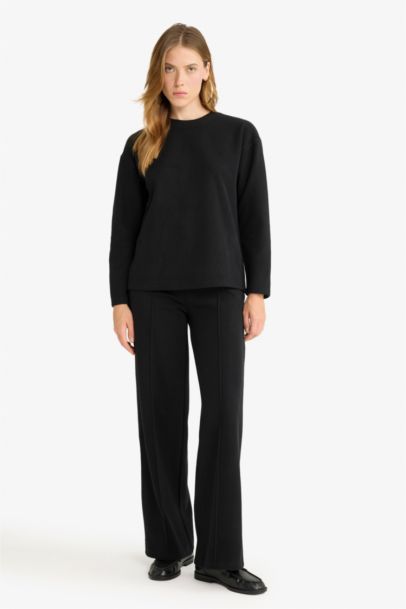 Straight Fit Trousers