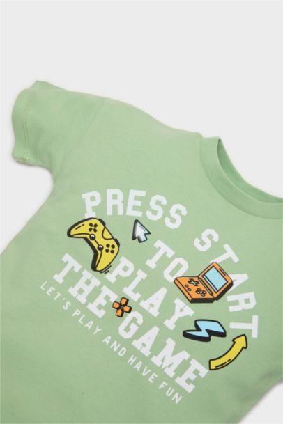 Ensemble de t-shirt imprimé et short pour bébé garçon