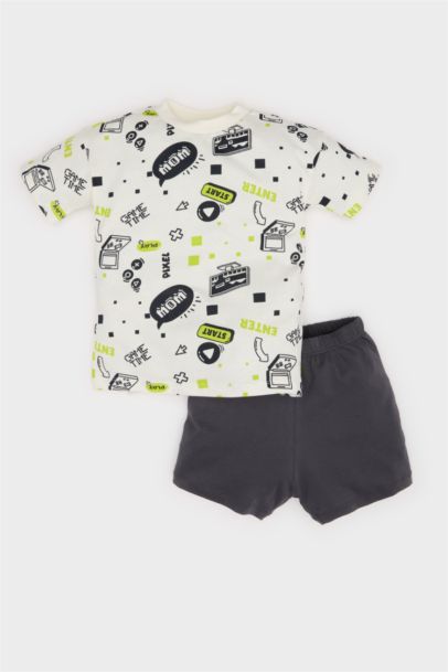 Ensemble de t-shirt imprimé et short pour bébé garçon
