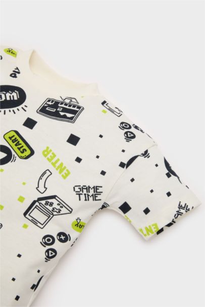 Ensemble de t-shirt imprimé et short pour bébé garçon
