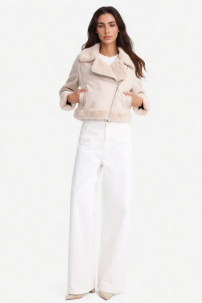 Regular Fıt Suni Kürk Astarlı Mont