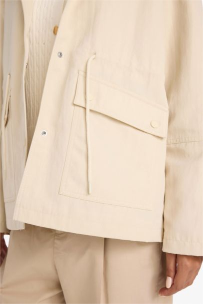 Imperméable à capuche avec poches et boutons Coupe régulière