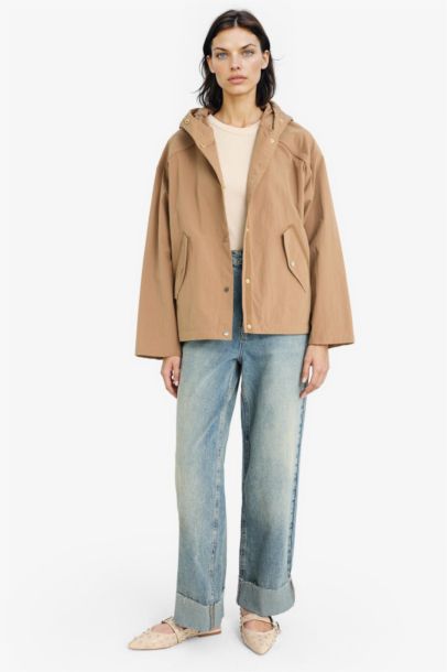 Regular Fit Hooded Waterproof Jacket