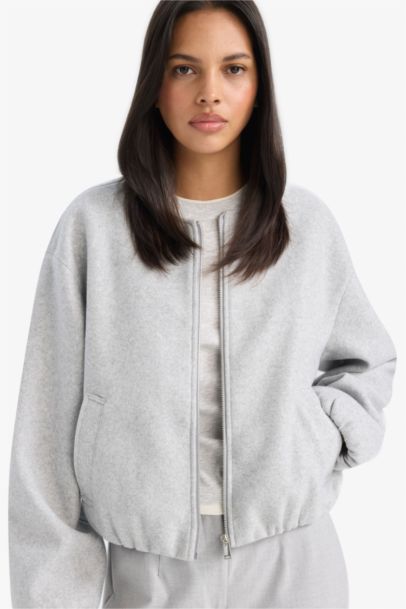 Regular Fit Crew Neck Cachet Jacket