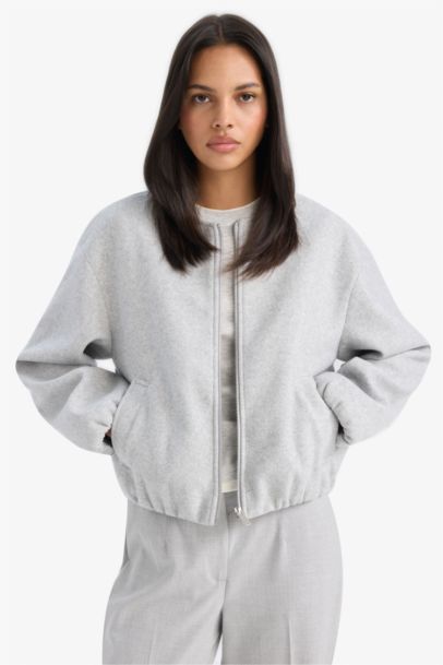 Regular Fit Crew Neck Cachet Jacket