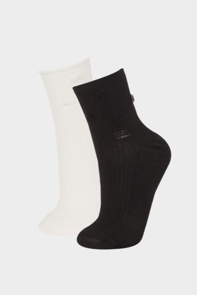 Woman Seamless 2 Piece Cotton Ankle Socks