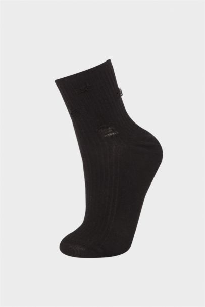 Woman Seamless 2 Piece Cotton Ankle Socks