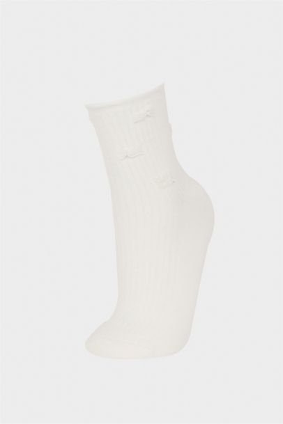 Woman Seamless 2 Piece Cotton Ankle Socks