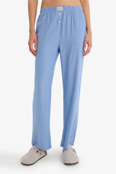 Fall in Love Regular Fit Striped Pajama Bottoms