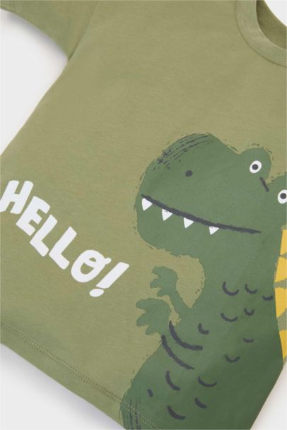 Ensemble de t-shirt imprimé dinosaure et short pour bébé garçon