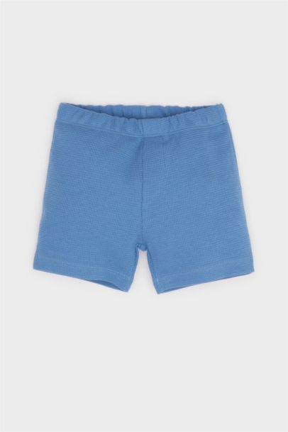 طقم اولادي بطبعة شعار قصة عادية - قطعتين