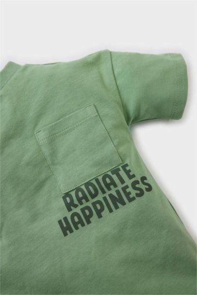 Ensemble T-shirt et Short à taille élastique pour bébé garçon