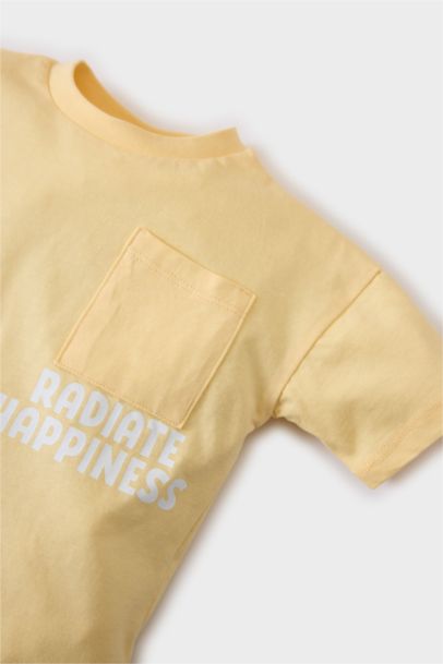 Ensemble T-shirt et Short à taille élastique pour bébé garçon