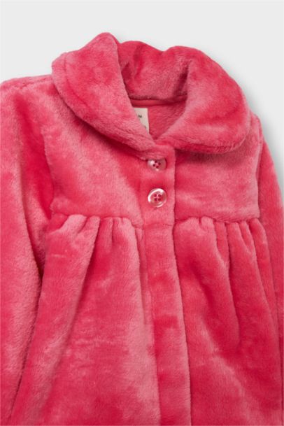 جاكيت قطيفة بيبي بناتي قصة عادية بأزرار