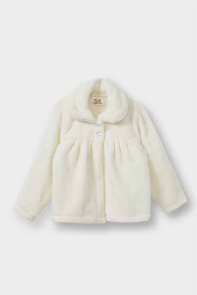 جاكيت قطيفة بيبي بناتي قصة عادية بأزرار