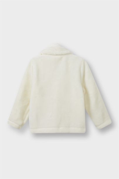 جاكيت قطيفة بيبي بناتي قصة عادية بأزرار