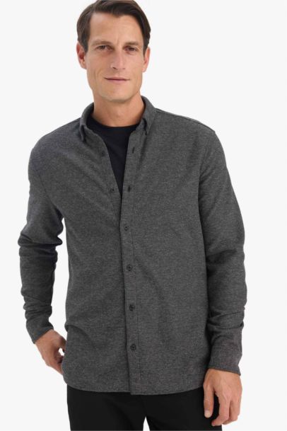 Chemise à manches longues Coupe régulière