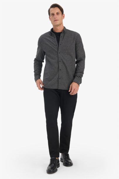 Chemise à manches longues Coupe régulière