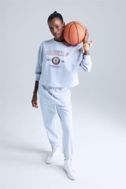 DeFactoFit NBA Brooklyn Nets Sports Sweatshirt