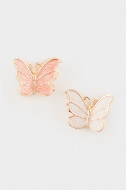 Lot de 2 Pinces cheveux motif papillon pour femme
