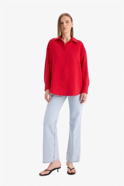 Chemise à manches longues Coupe régulière