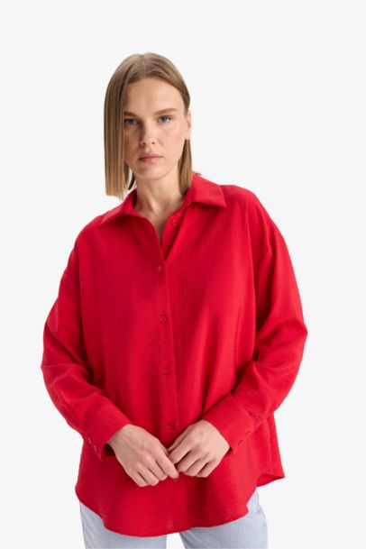 Chemise à manches longues Coupe régulière