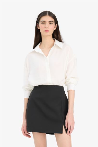 Chemise à manches longues Coupe régulière