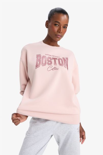 Sweatshirt de sport NBA BC oversize en tissu scuba de DeFactoFit