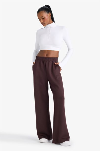 Wide Leg Standard Length Modal Sweatpants