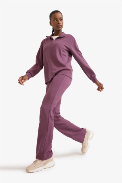 بنطرون بجامة رياضي فلير فيت برجل واسع جارلس من DeFactoFit