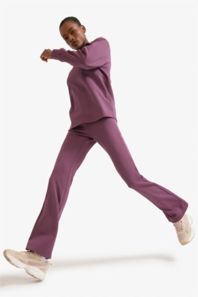 بنطرون بجامة رياضي فلير فيت برجل واسع جارلس من DeFactoFit