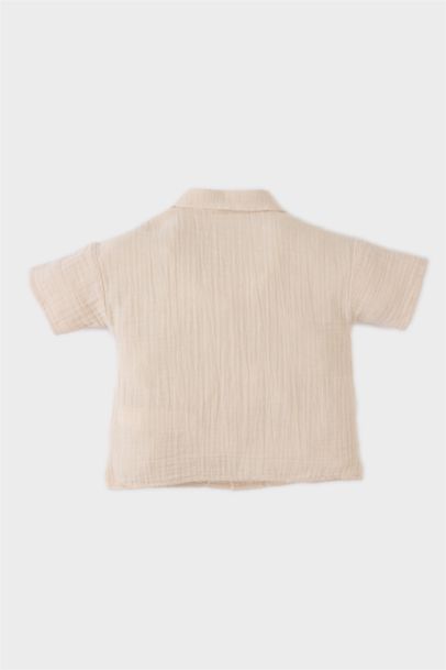 Chemise à manches courtes en mousseline pour bébé garçon