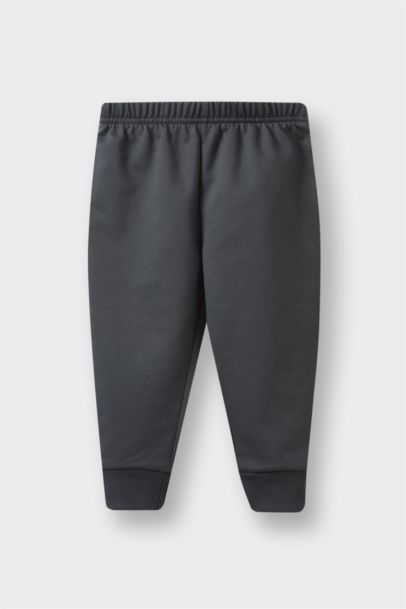 2'li Takım Baskılı Sweatshirt Eşofman Altı Erkek Bebek