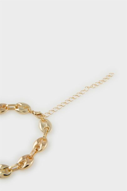 Woman 3 Piece Golden Bracelet