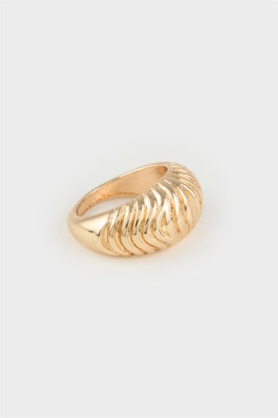 Woman Stone 3 Piece Gold Rings