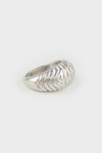 Woman Stone 3 Piece Silver Rings