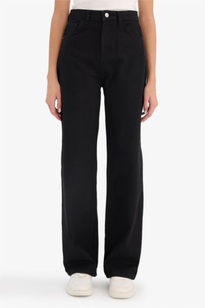 Jean taille haute large Styles des années 90