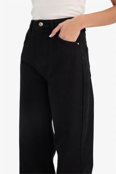 Jean taille haute large Styles des années 90