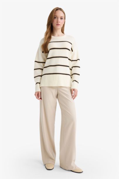 Relax Fit Crew Neck Knitwear Pullover