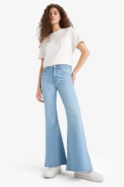Mia Flare Fit High Waist Long Jeans