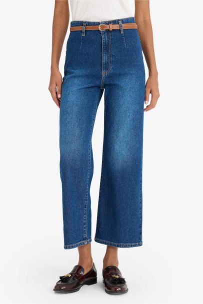 Culotte High Waist Ankle Length Jeans