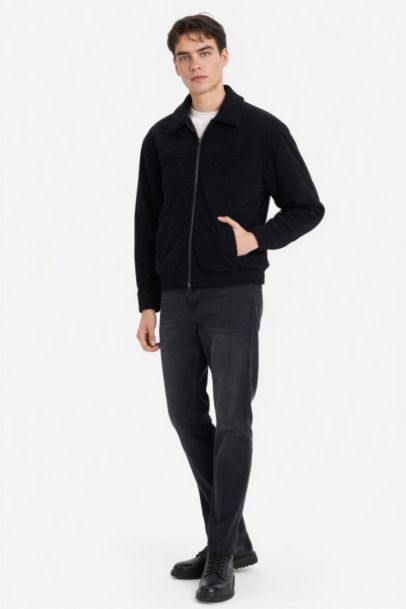 جاكيت مخمل قطيفة اوفر سايز بياخة قميص